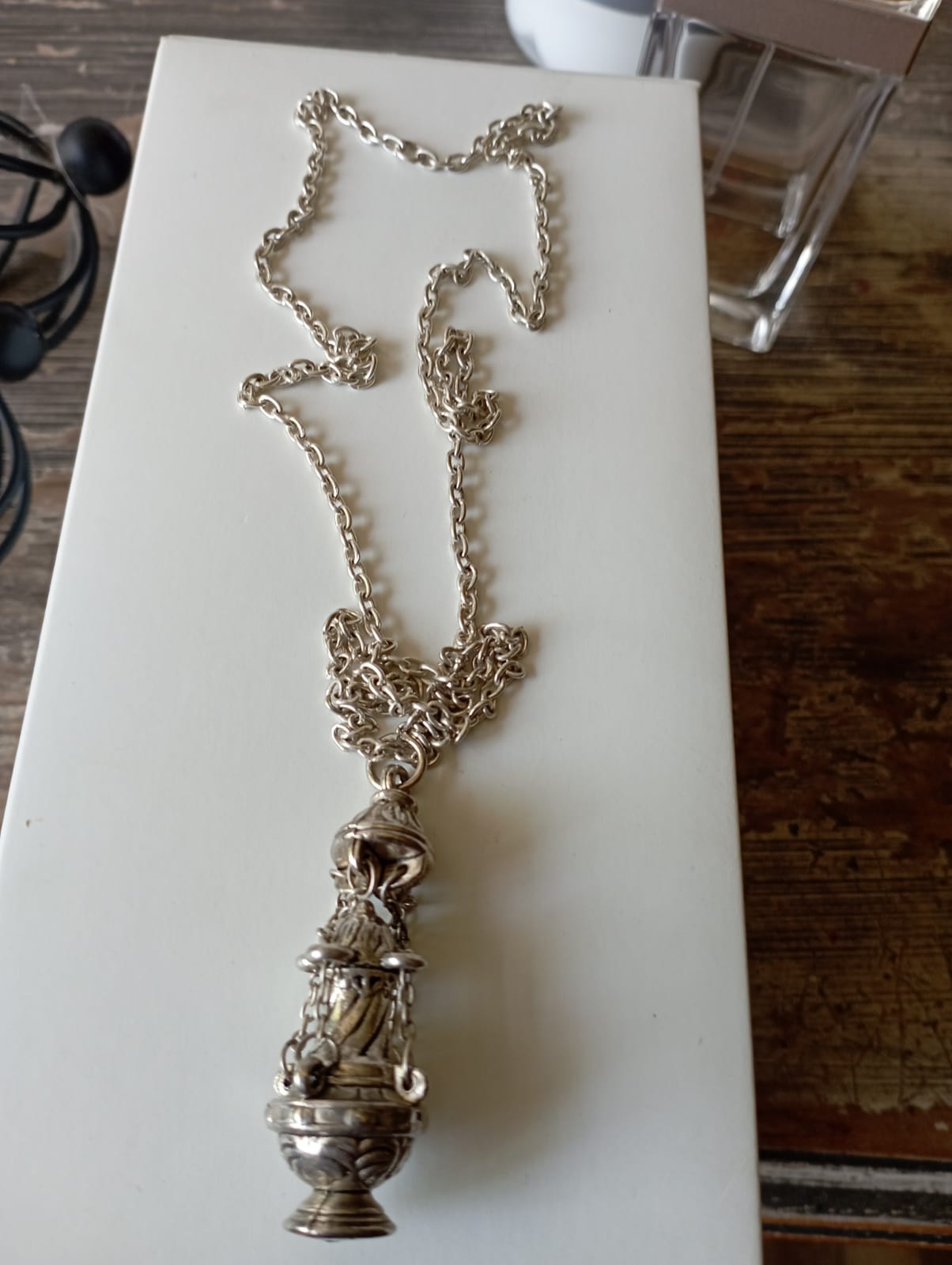 Cadena + colgante de plata