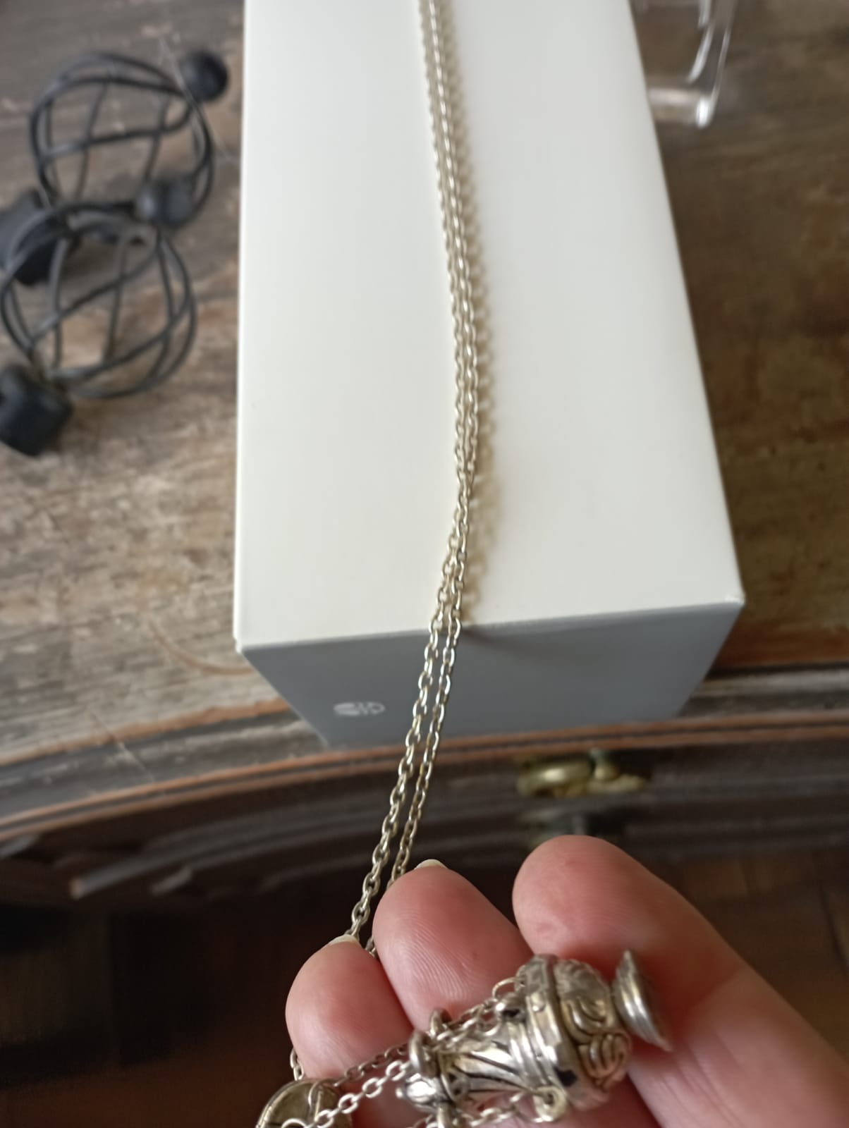 Cadena + colgante de plata - Imagen 2