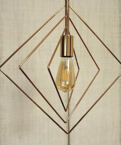 Lámpara de colgar Abitare dorada