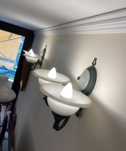 Aplique de alabastro con fierro