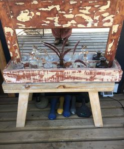 Espejo decorativo madera reciclada