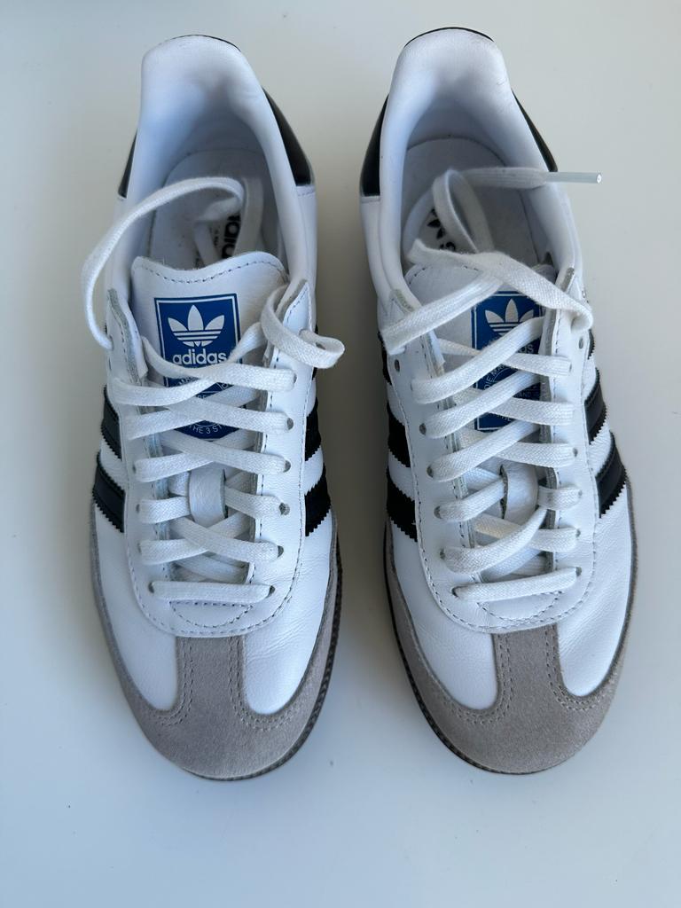 Zapatillas Adidas Samba OG blancas - Imagen 6