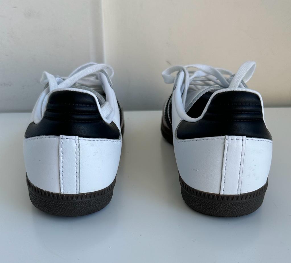 Zapatillas Adidas Samba OG blancas - Imagen 5