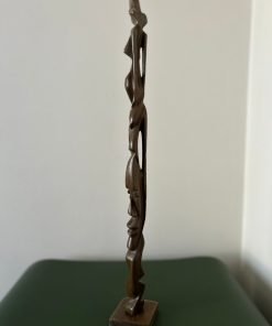 Figura madera rostro