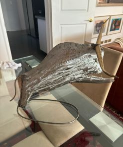 Escultura Toro en latón