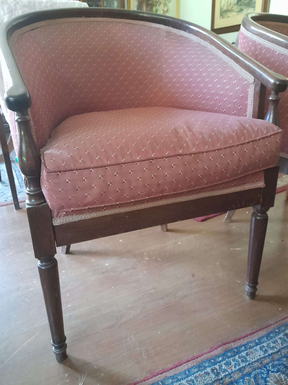 Par poltronas madera - Imagen 4