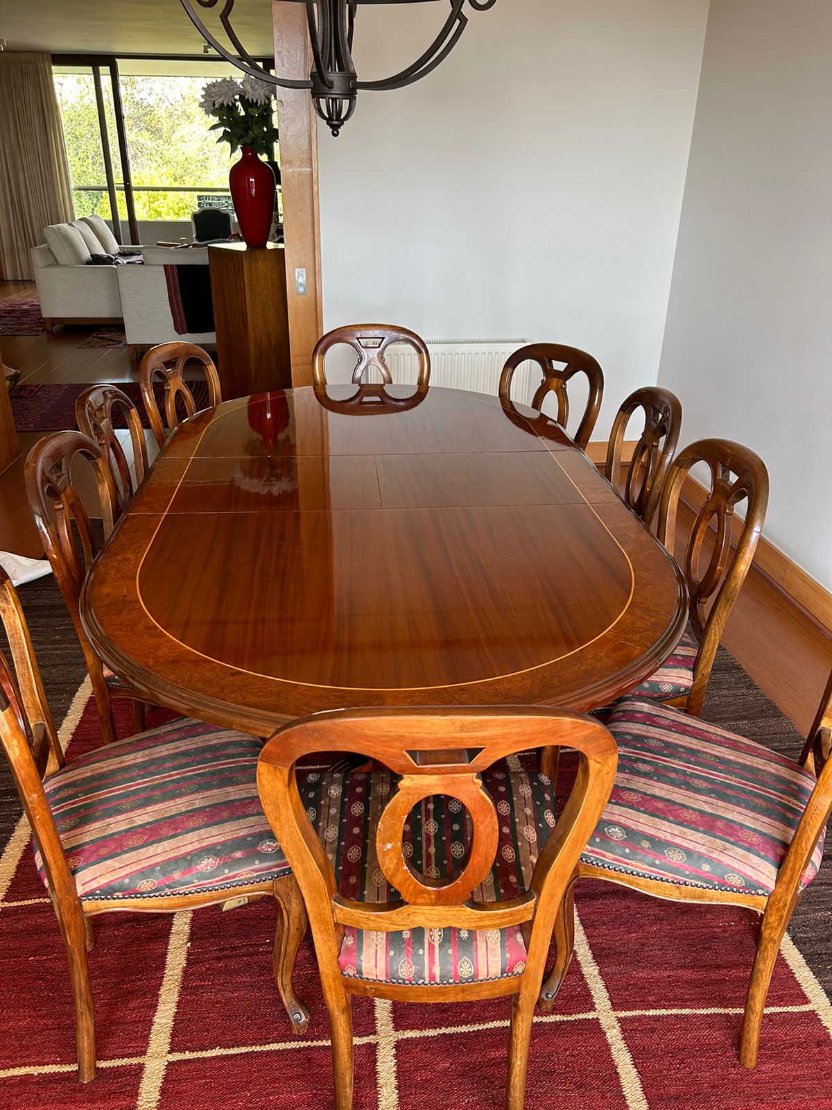 Juego comedor con 8 sillas - Imagen 2