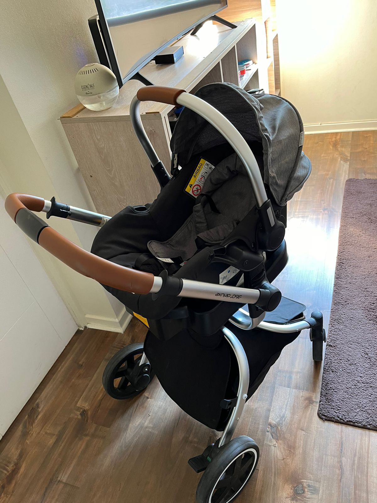 Coche moisés + huevito Bebesit - Imagen 2