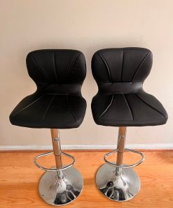 Pisos bar cuerina negro