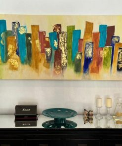 Cuadro Vibrante metrópolis de Paula Tajan