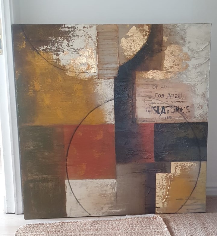 Cuadro canva geométrico