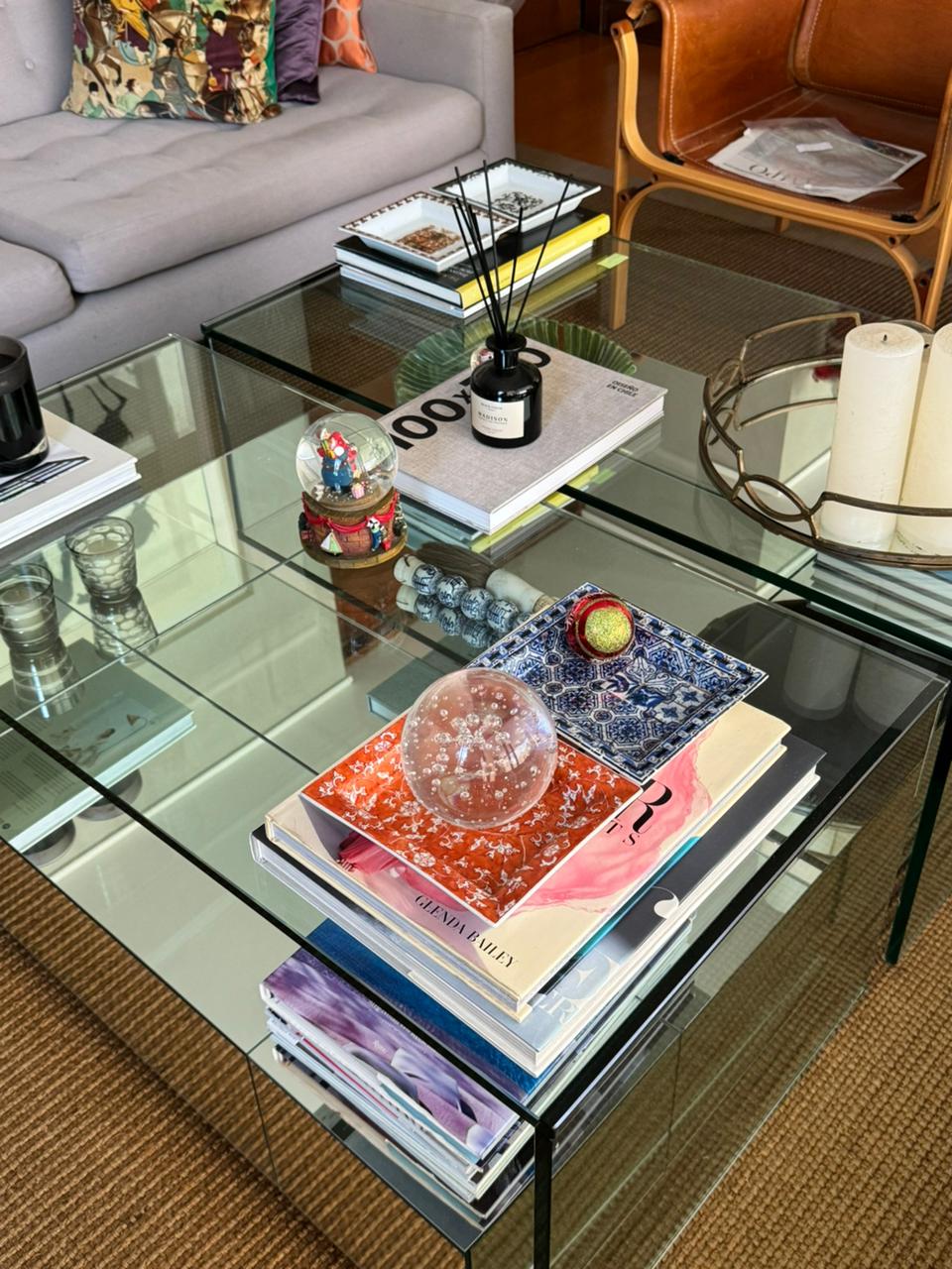 Mesa de centro cristal Saccaro - Imagen 5