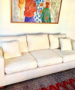 Sofá 3 cuerpos tapiz brocato