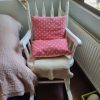 Silla mecedora de madera