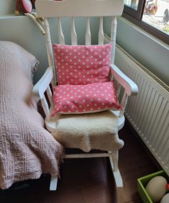 Silla mecedora de madera