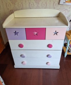 Cómoda mudador blanca