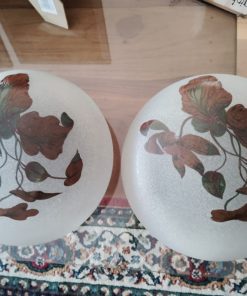 Plafones vidrio floreados para techo