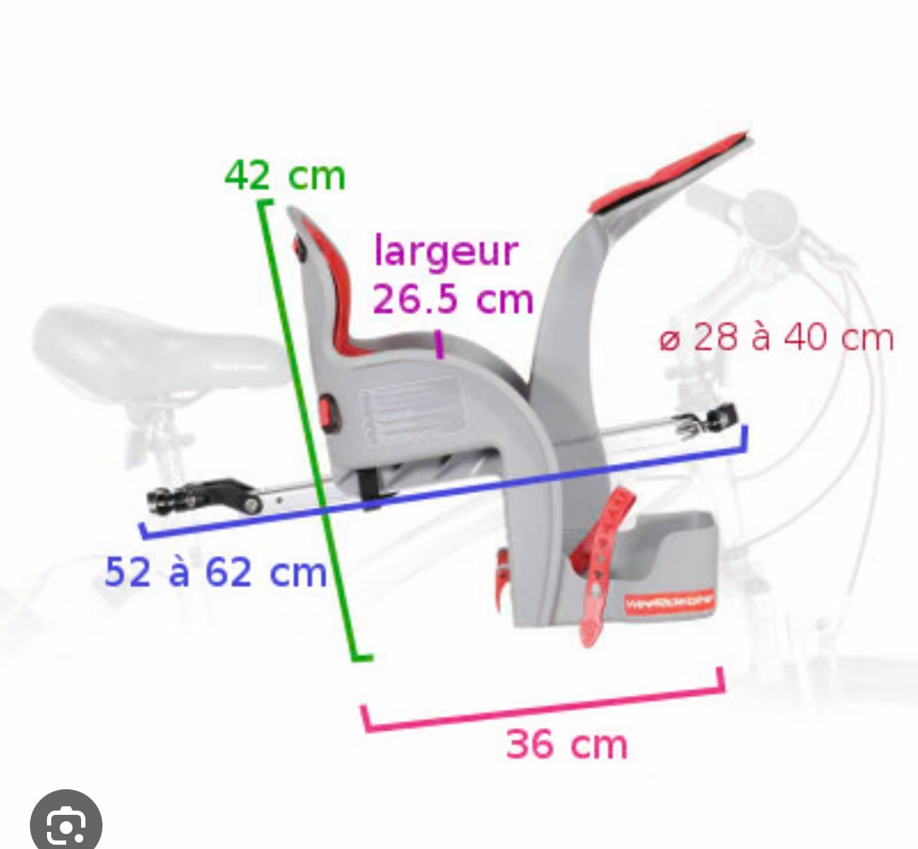 Silla WeeRide delantera Vende y compra artículos de segunda mano