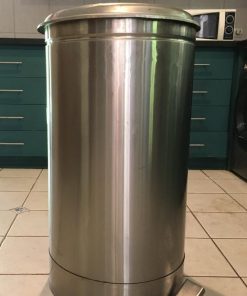 Basurero industrial acero inox