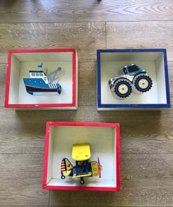 Set 3 cuadros cajas infantil