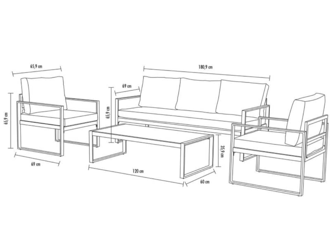 Living terraza Just Home Collection - Imagen 5