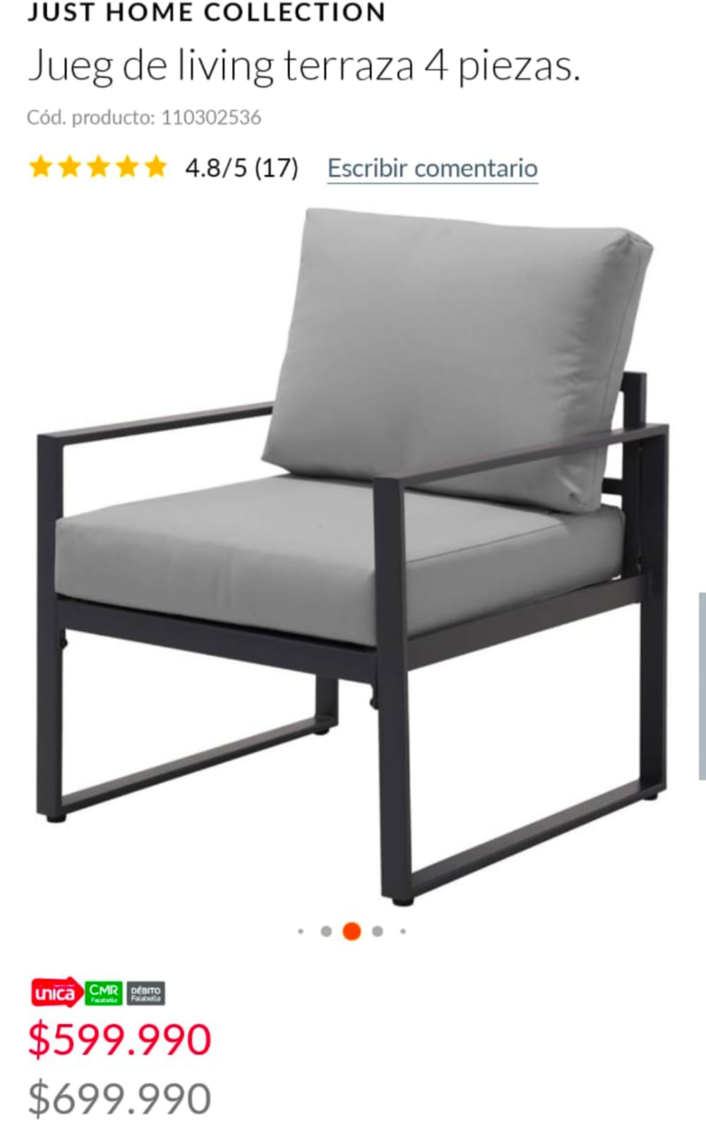 Living terraza Just Home Collection - Imagen 6