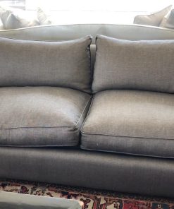 Sofá 3 cuerpos tela gris