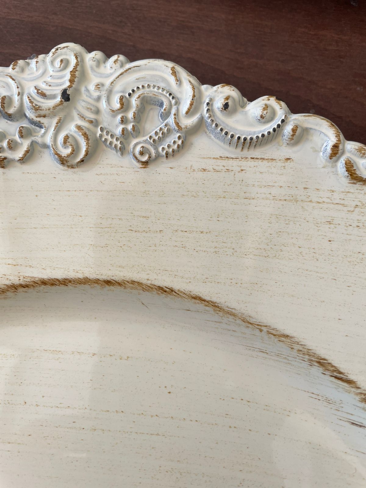 8 platos base melamina estilo provenzal - Imagen 3