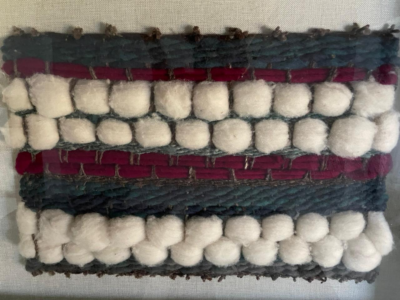 Telar enmarcado con paspartú en Lino - Imagen 4