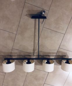 Lámpara colgante 4 focos