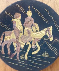 Plato damasquiano en oro