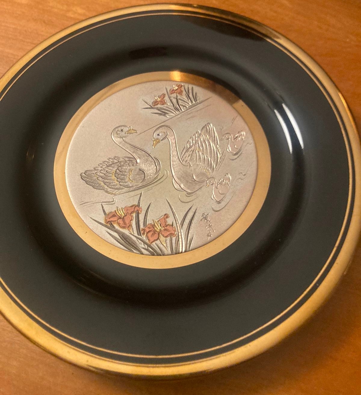 Plato japonés The Art of Chokin