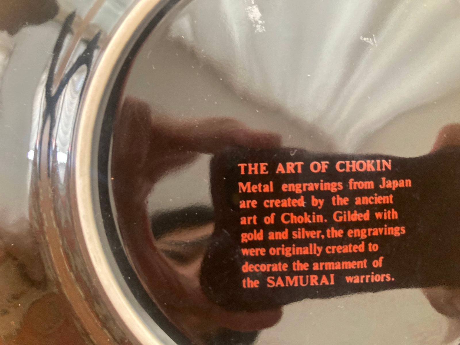 Plato japonés The Art of Chokin - Imagen 5