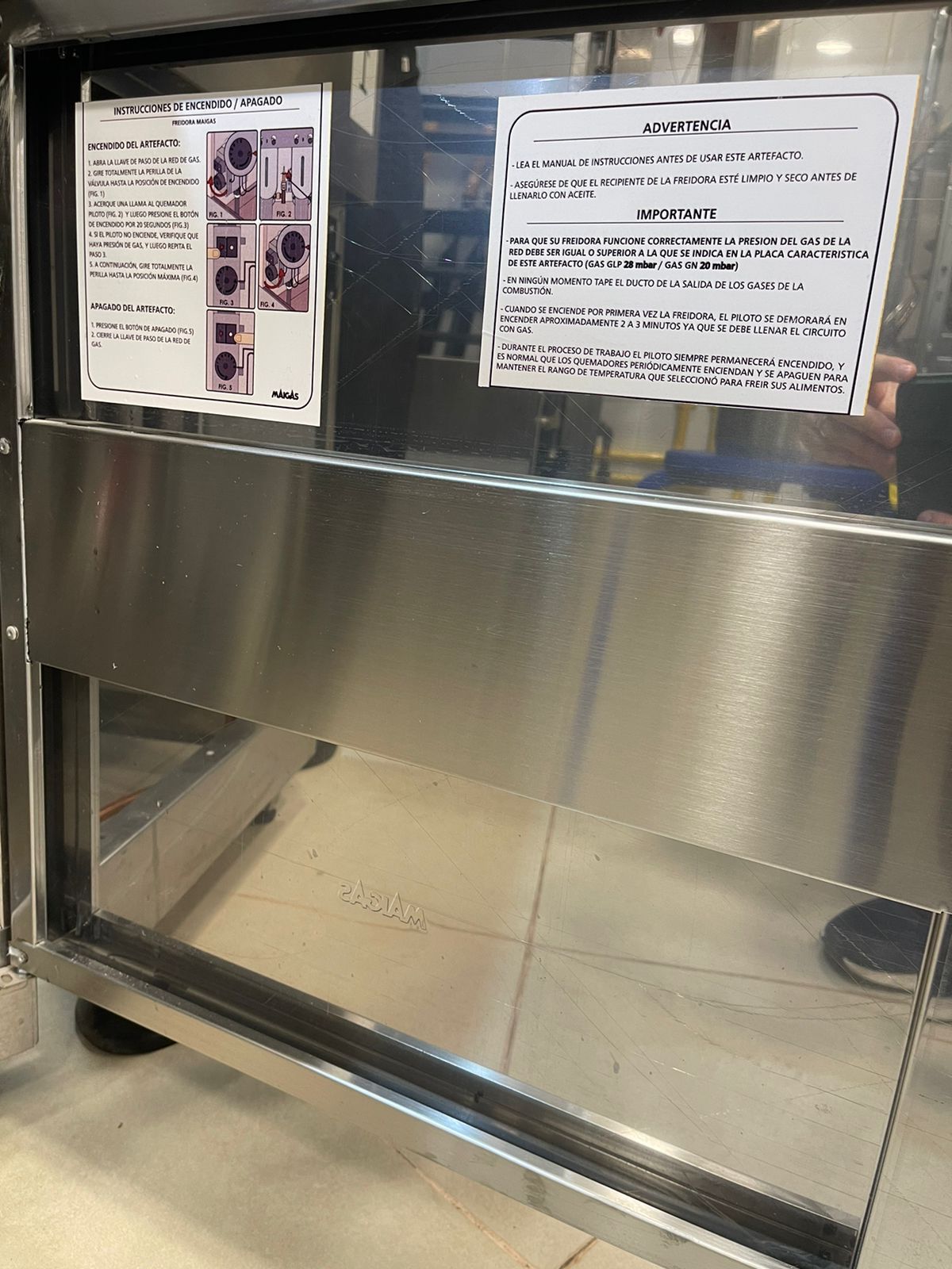 Freidora industrial Maigas 38 Lts - Imagen 5