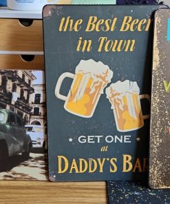 Set 3 cuadros metalicos vintage