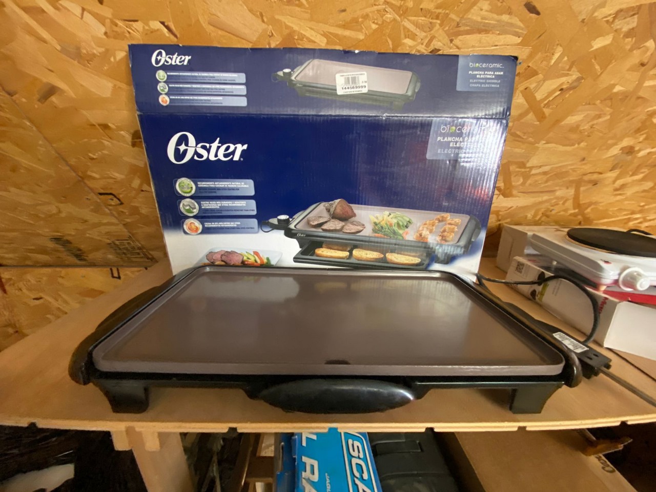 Plancha para asar eléctrica Oster