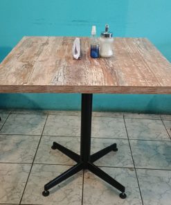 Mesas cuadradas madera raulí
