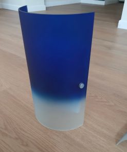 Apliques de vidrio azul