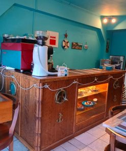 Mesón de restaurant madera raulí