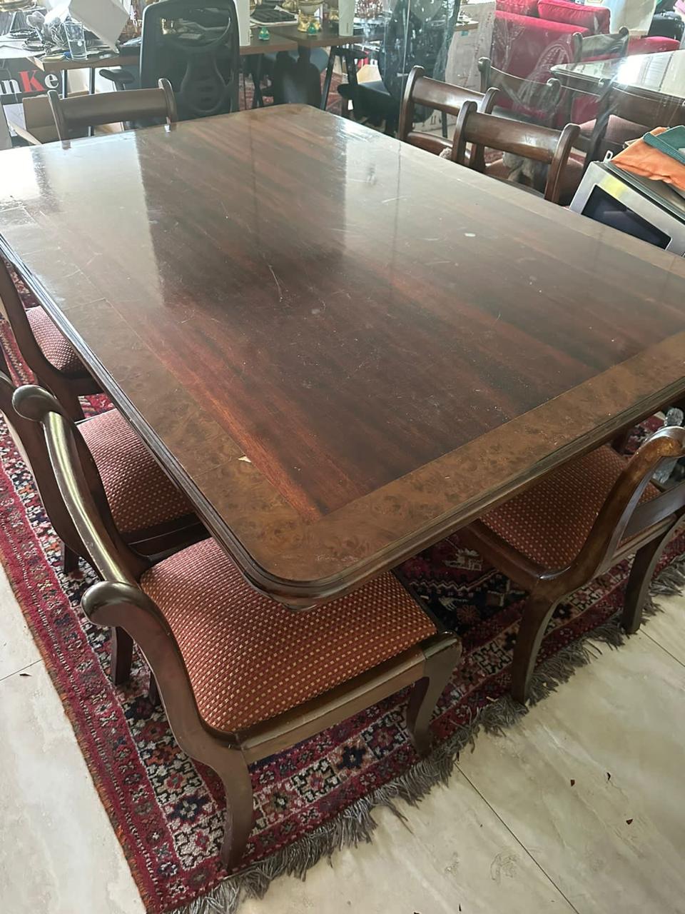 Juego comedor con 9 sillas - Imagen 4