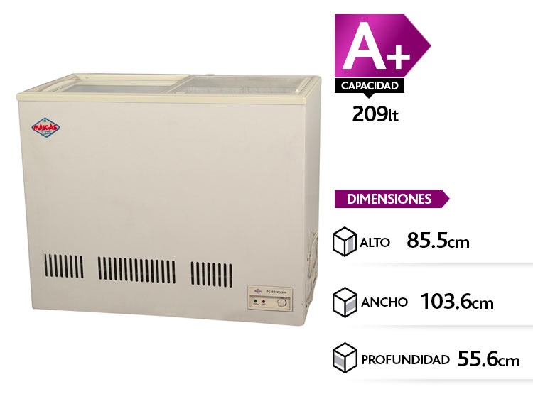 Congelador Maigas 209 litros - Imagen 5