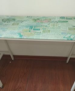 Escritorio vidrio diseño vintage