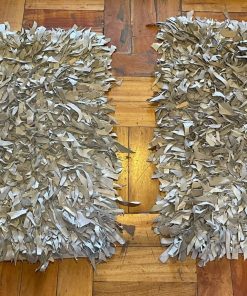 Bajadas de cama Shaggy cuero