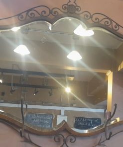 Espejo fierro forjado