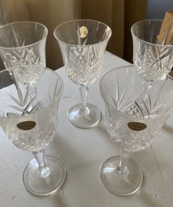 5 copas cristal Darques