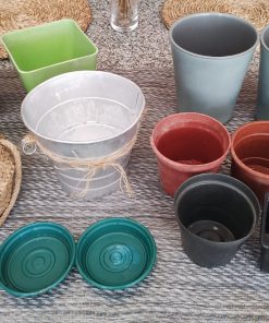 Set maceteros y accesorios