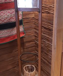 Perchero paragüero con espejo