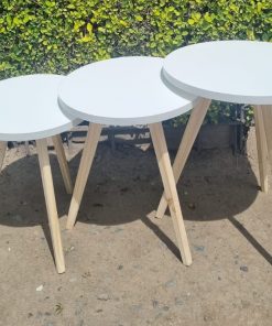 Trio de mesas de centro