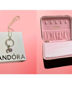 Colgante + charm + joyero Pandora original