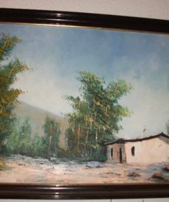 Cuadro óleo sobre tela autor no legible